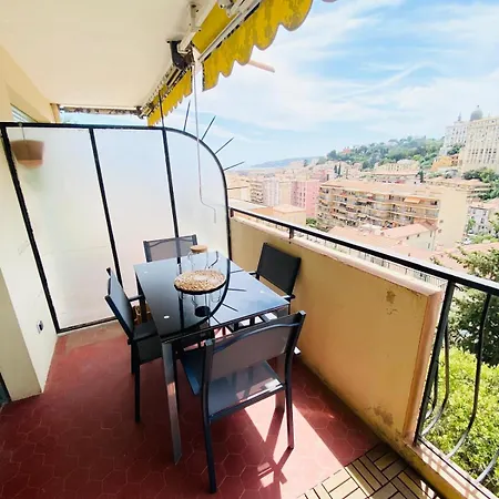 Le Patricia Balcon Calme Vue Clim * Menton
